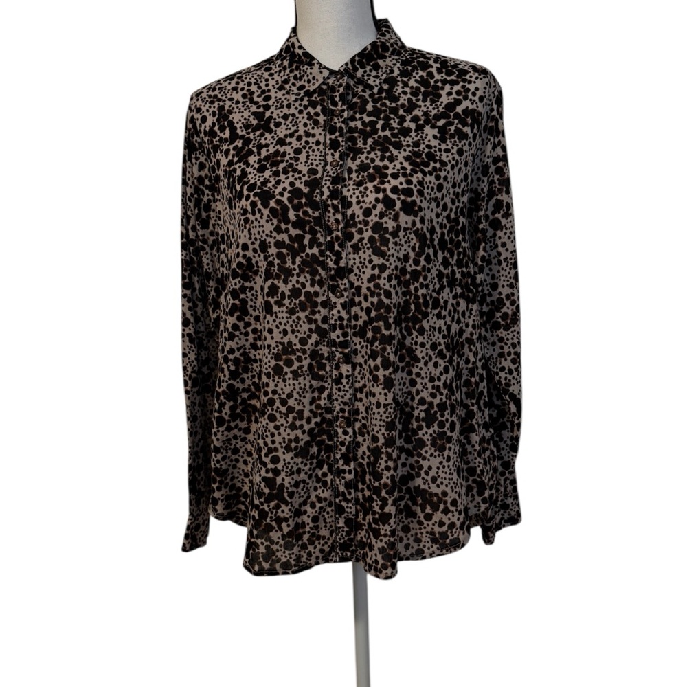XiRENA Cotton Animal Print Blouse